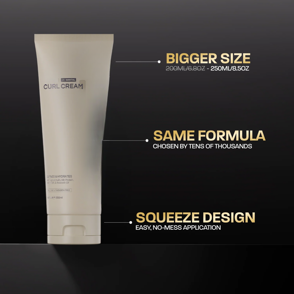 Curl Cream with Castor Oil and Silk Protein RF3V49X8ENR
